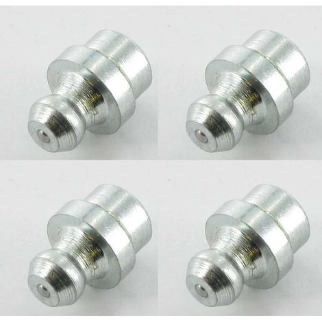 4x graisseur à frapper M8 angle 180° embout graissage pompe à graisse manuelle hydraulique tracteur engin agricole tractopelle