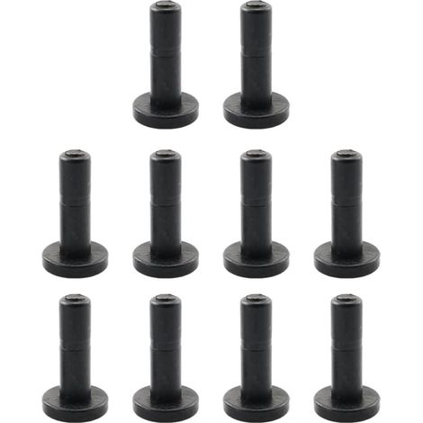 Lot de 10 bouchons d'extrémité de tuyau de 6,35 mm, bouchons droits pour système d'irrigation agricole de jardin, noir (1/5)