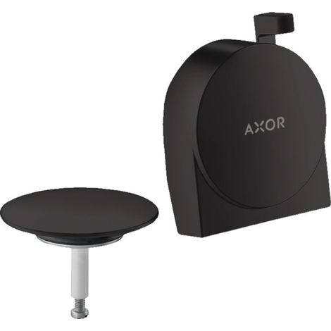 Kit complet AXOR EXAFILL S pour baignoire - évacuation et surplomb, noir mat