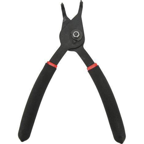 Pince à circlips de 20 cm (8 pouces) pour usage intensif, outil de retrait et de fixation de circlips internes et externes pour levier de vitesse, coude à 90° (1/5)