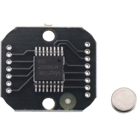 Module Encodeur Magnétique MT6835 - PWM SPI 21 Bits - Pour Moteur Sans Balais - 1 Pièce (1/4)