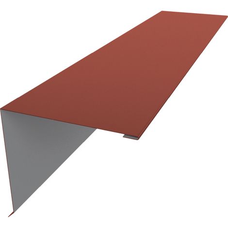 Pultdachfirst 110x100, L.2000mm, ALU, 0,70mm, RAL8012
