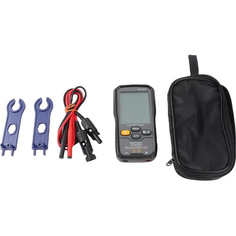 Ortaviai Misuratore di Potenza Fotovoltaico 1000W – LCD 3,2 Pollici, 12-80V 35A – Robusto e Portatile – Ideale per Manutenzione Impianti Solari (1/5)