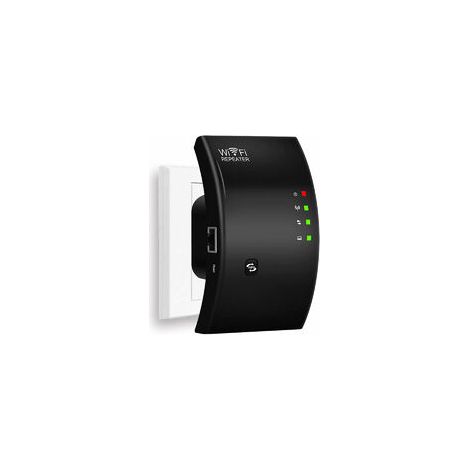 Répéteur WiFi, Amplificateur WiFi Puissant, WiFi Extender N300, WiFi Signal Booster, 1 Port Ethernet, Couvre jusqu'à 200㎡, Facile à Installer, Compatible avec Toutes Les Box Internet (1/5)