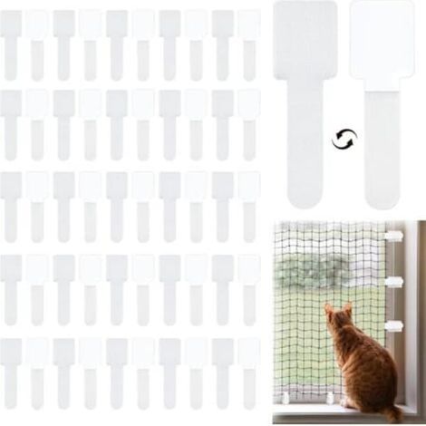 Cat net attachment hook 50 pcs Hooks for safety net (without cat net) (1/5)