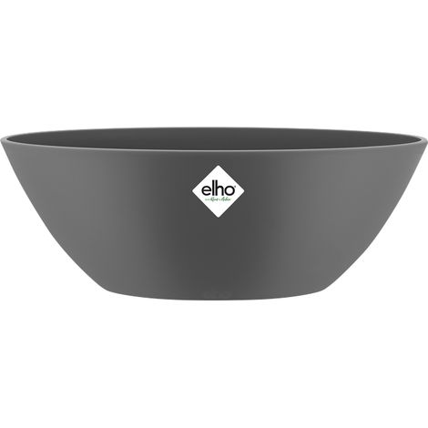 Elho Brussels Oval 36 Anthracite Vaso Ovale