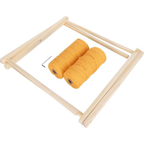 Panier de rangement pour magazines Boho, corbeille à livres DIY, support mural de décoration intérieure, corde de 6mm x 100 mètres (1/5)