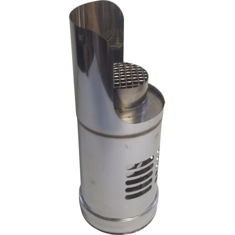 Terminal horizontal coaxial - Ø 80/130