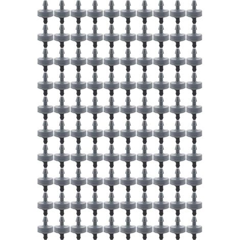 Goutteur Irrigation, Système Irrigation Jardin Kit Goutte Automatique Arrosage émetteur Buse 100Pcs Sac 4L Compensation Pression Accessoire équipement Outil Arroseur Réglable Micro Flow Drip Head (1/5)