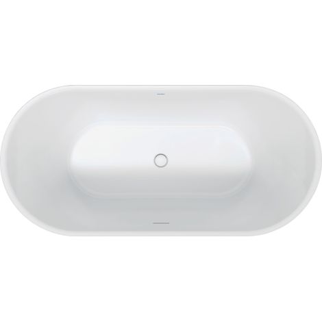 Baignoire Duravit DuraSenja, blanche, à poser, 700579000000000,