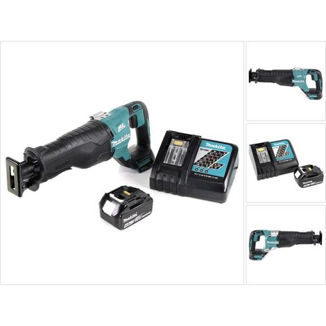 Makita DJR 187 RM1 Akku Reciprosäge 18 V Brushless Säbelsäge + 1x 4,0 Ah Akku + Ladegerät