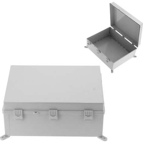 Boîtier étanche IP66 IP65 en plastique pour raccordement électrique, avec platine de fixation, coffret de jonction résistant aux intempéries. (1/5)