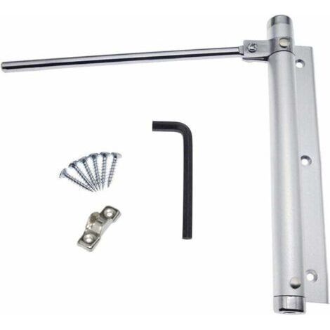 Ferme-Porte à Ressort en Alliage d'aluminium de Porte Closers réglable Monté en surface Dispositif de fermeture automatique 45kg (1 pièce) (1/4)