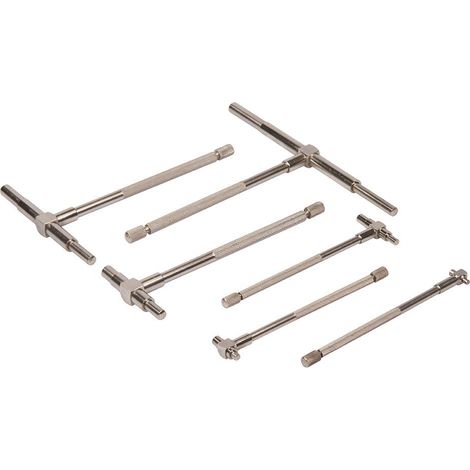 SET CALIBRI TELESCOPICI CALIBRO DIAMETRO INTERNO 6pz SILV 675092