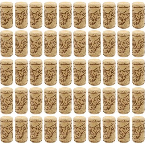 Lot de 50 bouchons de liège naturel droits, étanches et de rechange.-AquaForge (1/5)