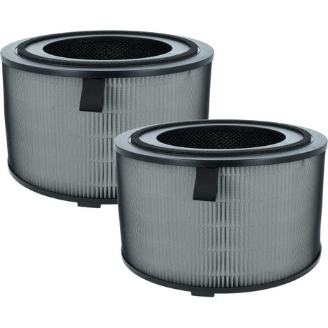 vhbw 2x Luftilter kompatibel mit Philips 3200 Series AC3221 Luftreiniger - Kombifilter Vorfilter + HEPA + Aktivkohle