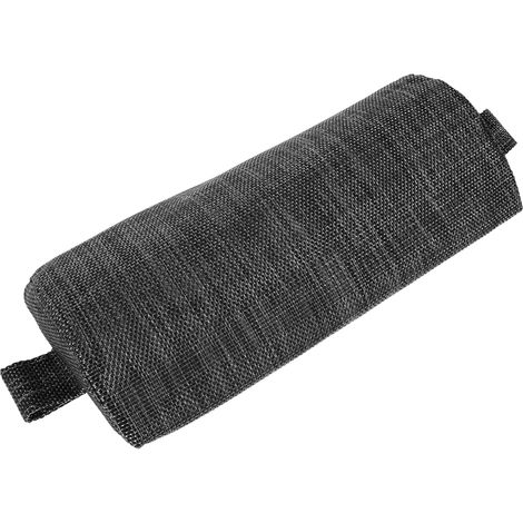 Tapis Outdoor de Bain pour Liegestuhl Gartenliege Relaxsessel Strapazierfähiges Noir Gris (1/5)
