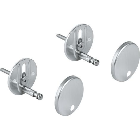 GROHE Befestigungssatz 49529, für Bau Keramik WC-Sitz und Deckel, 39 493 000, 39 492 000, chrom (1/2)