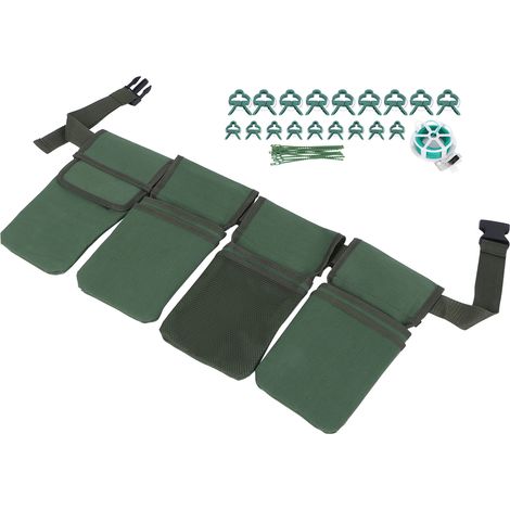 Kit de Jardinage avec Ceinture Porte-Outils, Attaches Réglables et Supports pour Plantes (1/5)