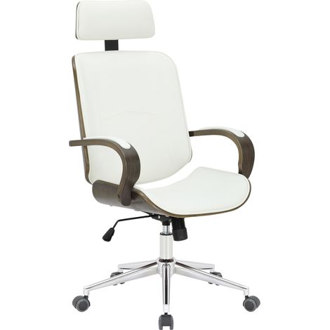 Sedia da ufficio Dayton bianco/grigio