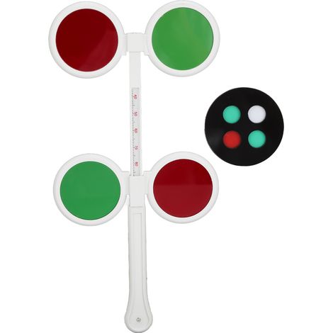 Verres correcteurs universels légers et réglables pour daltonisme rouge-vert, test de vision avec lentille d'évaluation de couleur, entraînement visuel (1/5)