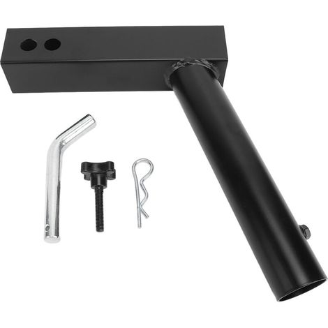 Heavy Duty Universal Flagpole Hitch Support, 110° Angled Bracket, Erosion Resistant, Easy Installation, for Trucks, SUVs, Motorhomes, Pickups, Campers, Alloy.