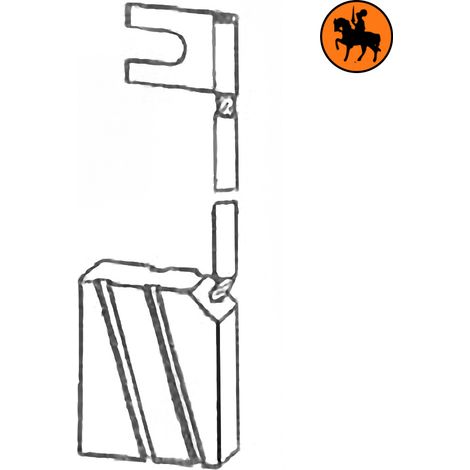 Ensemble de 4 balais de charbon STILL 085804 10x25x32mm