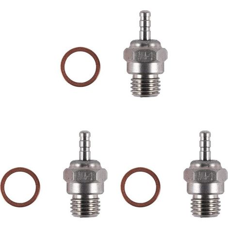 Adatto per 3 candele N4, per HSP 70117 1/10 1/8 veicolo/camion fuoristrada radiocomandato/parti motore nitro Vertex SH