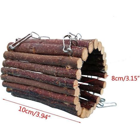 Cachette tubulaire pour petits animaux (hamster, rat, souris, perroquet) - Style 1 (1/4)