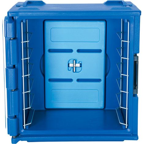 Caisse transport isotherme 6 glissières - 66 x 40.5 x 5.8 cm - Lot de 2 - Cambro