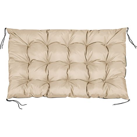 Gartenkissen 120x80 cm für Palettenbank, wasserdicht, beige