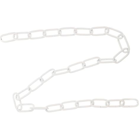 1m Iron Chandelier Hanging Chain Length 100 cm, Colour: White, Accessory for Compatible Light Fixture (1/5)
