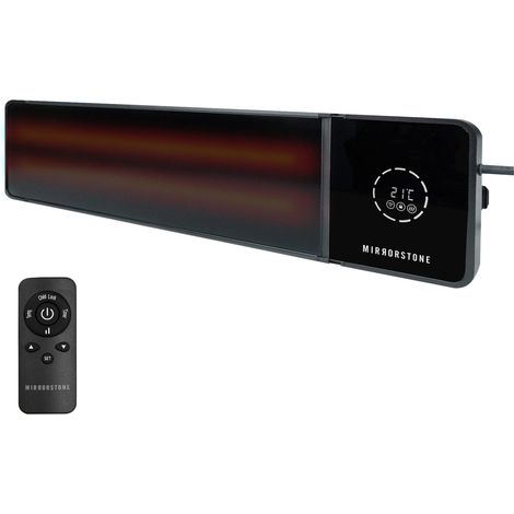 Mirrorstone 1.5W Theia Wi-Fi Remote Infrared Bar Heater, Outdoor Patio Heater, Wall and Ceiling Mounted (1/5)