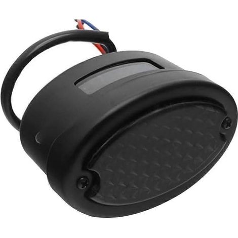 Feu arrière de frein LED rétro 12V pour moto, style chopper/bobber, œil de chat, compatible Harley. (1/5)