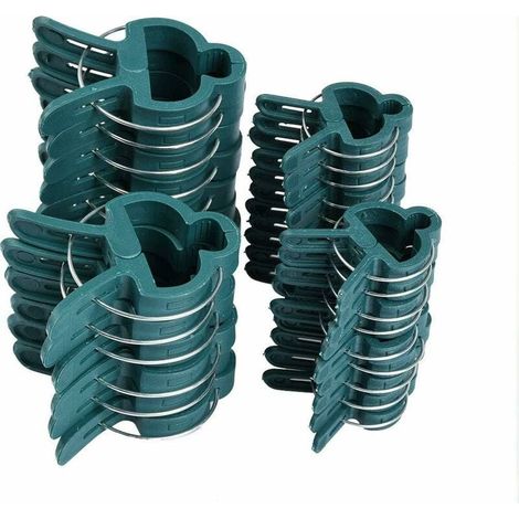 ZVD-100Pcs Clips de Plantes, Pinces à Ressort Support de Plante pour tomates et légumes de Vigne (1/4)
