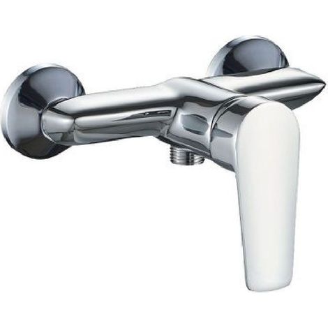TRADE SHOP - Rubinetto Incasso Parete Per Vasca Tubo Flessibile Doccetta Miscelatore Cube87124 - (1/2)