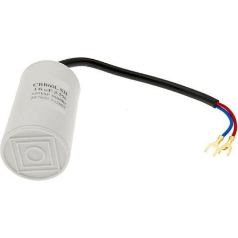 CBB60 16uF 450V 2 fils AC Condensateur, condensateur de démarrage du moteur, 50 Hz/60 Hz 25/70/21, condensateur de fonctionnement (1/5)
