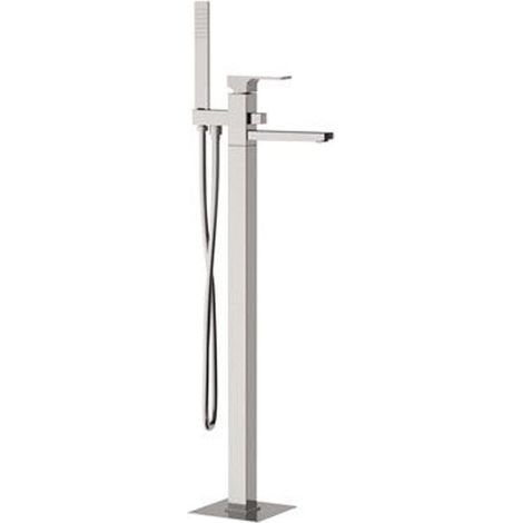 Miscelatore bordo vasca da pavimento con kit doccia serie Absolute (1/3)