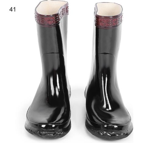 Bottes de sécurité électrique haute tension 20kV, imperméables, antidérapantes, chaussures de travail isolantes (pointure 41) (1/5)