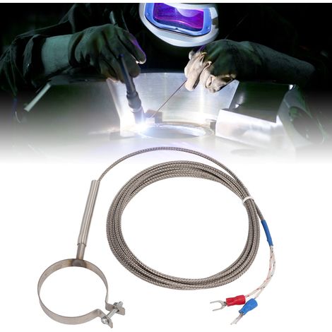 BERM/Belmei Ringthermoelement zur Temperaturmessung, leitfähiger Draht, Spritzgießmaschine, Zylindermaterial, Thermoelementdurchmesser: 40 mm, 2 m (1/5)