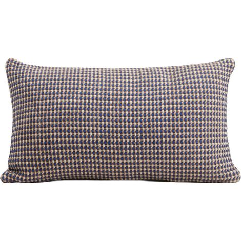Housse de coussin en Tissage en coton de fils colorés MIKENO (1/4)