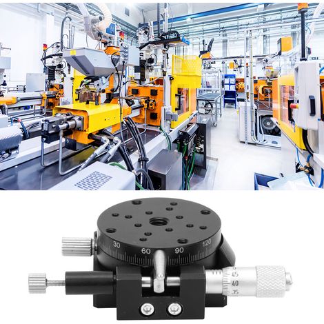 Station de réglage d'axe RSP40-L, plateforme coulissante réglable manuellement de 40 mm pour micromètre (1/5)