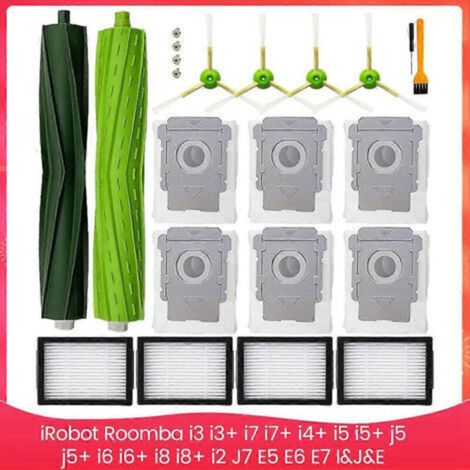 Repuestos para aspiradoras iRobot Roomba I3, I3+, I7, I7+, I4+, I5, I5+, J5, J5+, I6, I6+, I8, I8+, I2, J7, E5, E6, E7 (series I, J y E). (1/5)