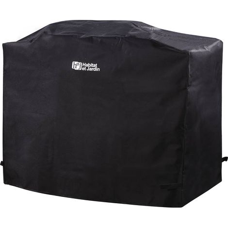 Habitat Et Jardin – Housse de barbecue Festa 4 – 107x52 cm – Résistante à la pluie – 70% polyester et 30% PVC – Protection hivernage