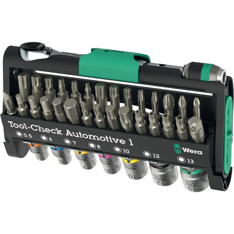 Wera Tool-Check Automotive 1, 38-teilig, superkompaktes Werkzeugset (1/5)
