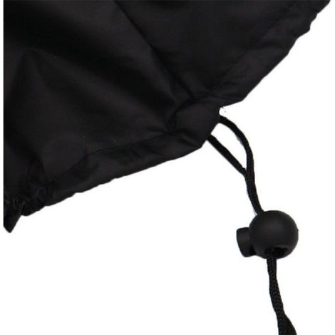 Housse De Protection Pour Banc De Jardin 4 Places, 190x66x89cm, Imperméable Anti-uv, Noir (1/4)