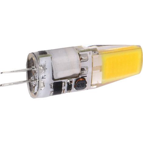 Ampoule LED G4 sans scintillement, 5 W, 600 lm, idéale pour les suspensions, les plafonniers, les appliques murales et les lampes de table. Non dimmable, lumière naturelle. (1/5)