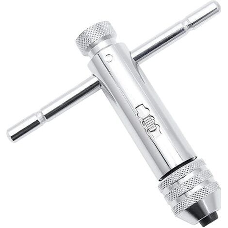 royaluxe-Porte-outils avec poignée coulissante pour taraud  M3 - M8  Porte taraud réversible à cliquet