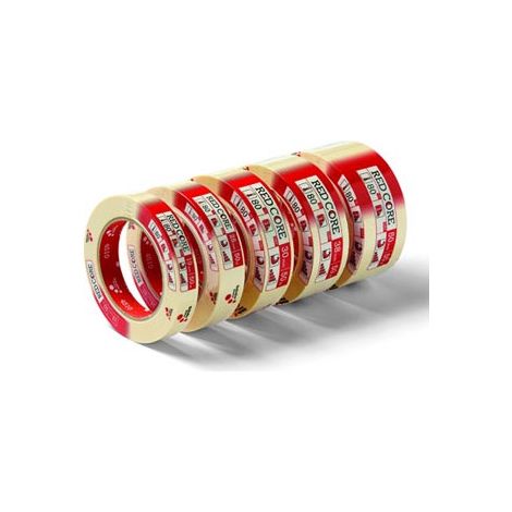 Ruban de masquage Schuller red core 3 cm x 50 m résistant chaleur