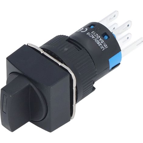 Commutateur rotatif 25 pièces BEMLA1622XD/31F 3 positions avec bouton 24V pour équipement électrique (vert) (1/5)